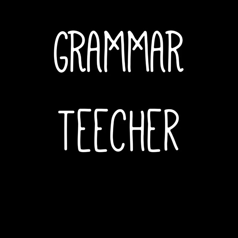 Professeur de grammaire autodérisoire