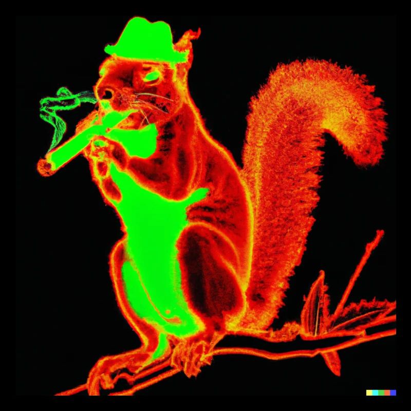 Neon Eichhörnchen 2