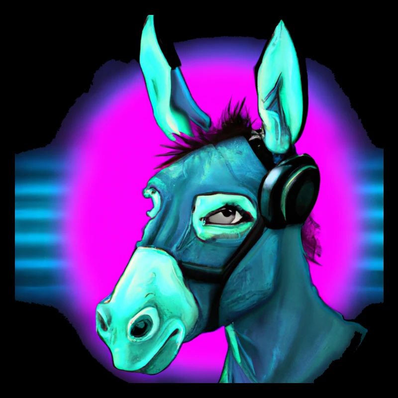 Synthwave Donkey