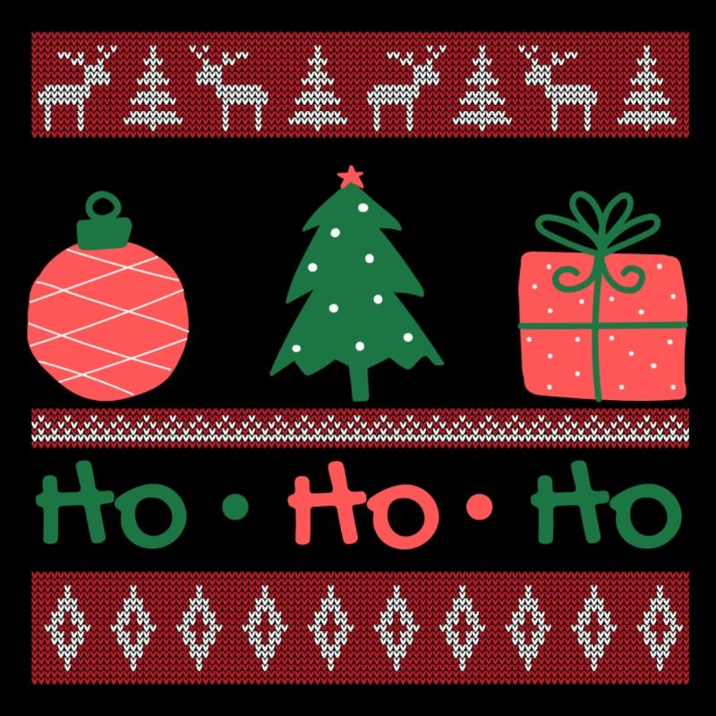 Hässlicher Weihnachtspullover - Frohe Weihnachten