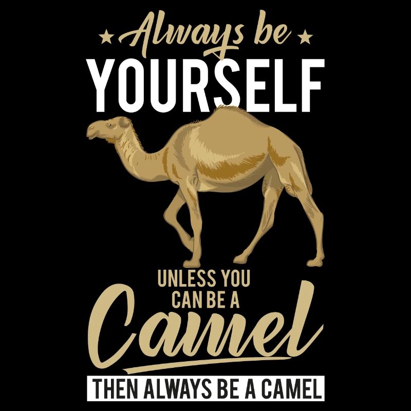 Camel Spruch Geschenk