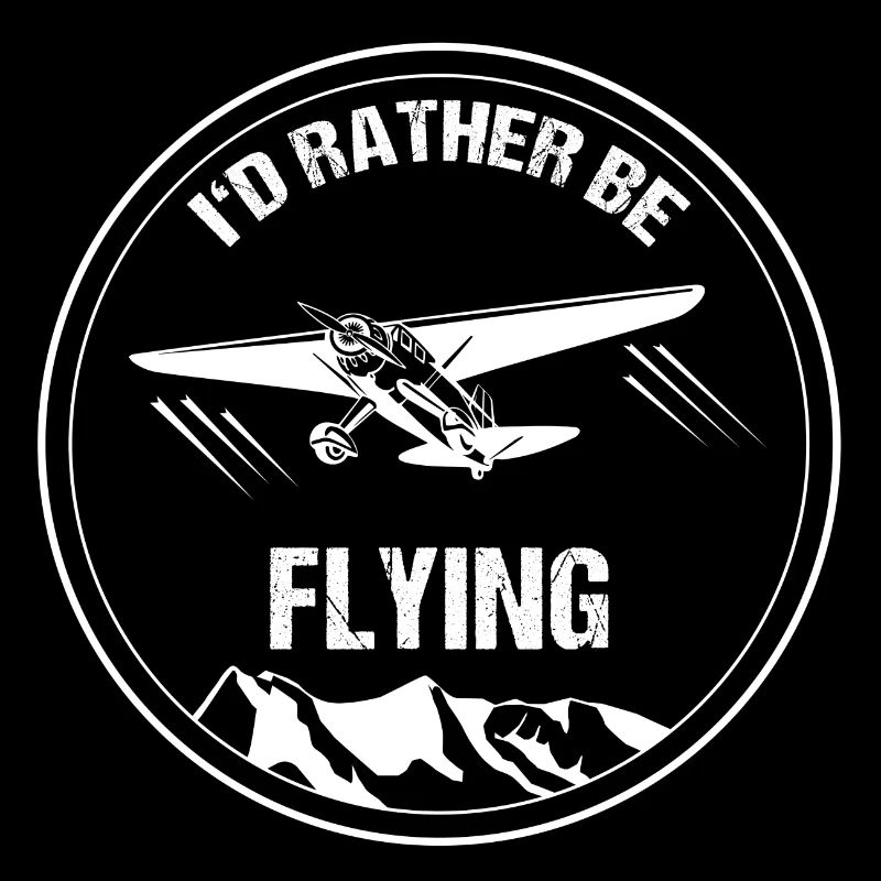 Rather Flying Pilot Geschenk Weihnachten Flugzeug
