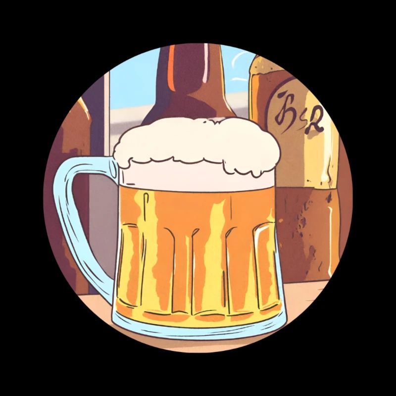 Kühler Biergenuss
