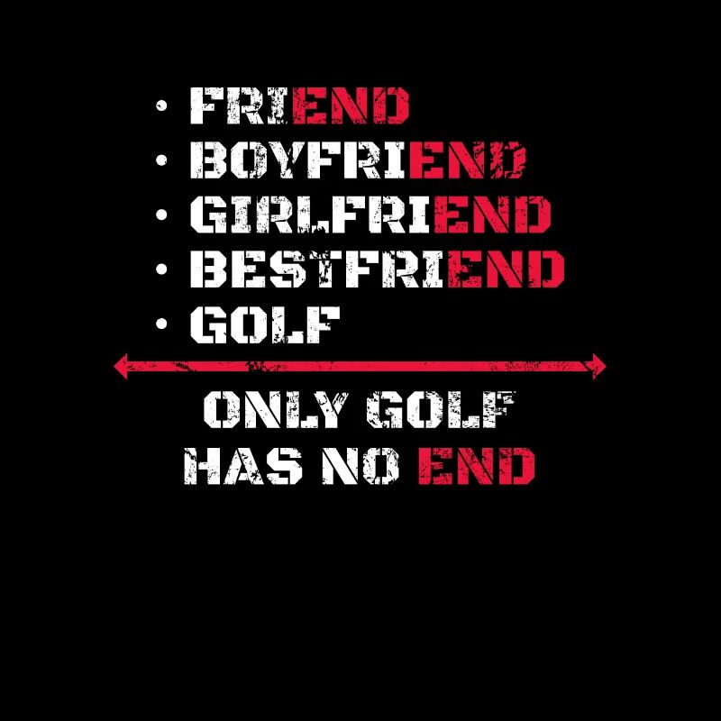 Seul le golf n’a pas de fin golfeur golfeurs