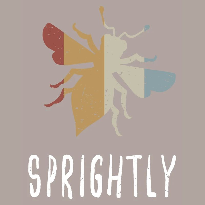 Retro Bee Sprightly Biene Be Sprightly