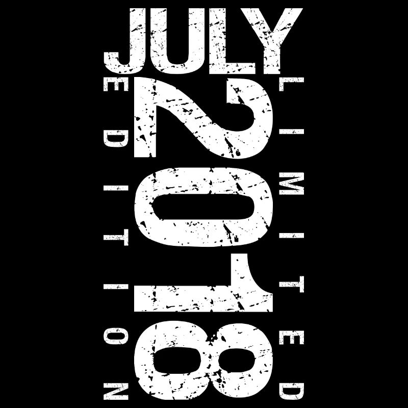 Juli 2018 Juli Geburtstagsgeschenk Juli 2018