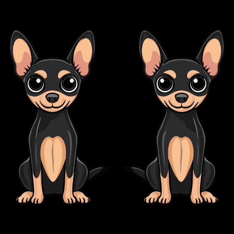 Pinscher Dog Comic