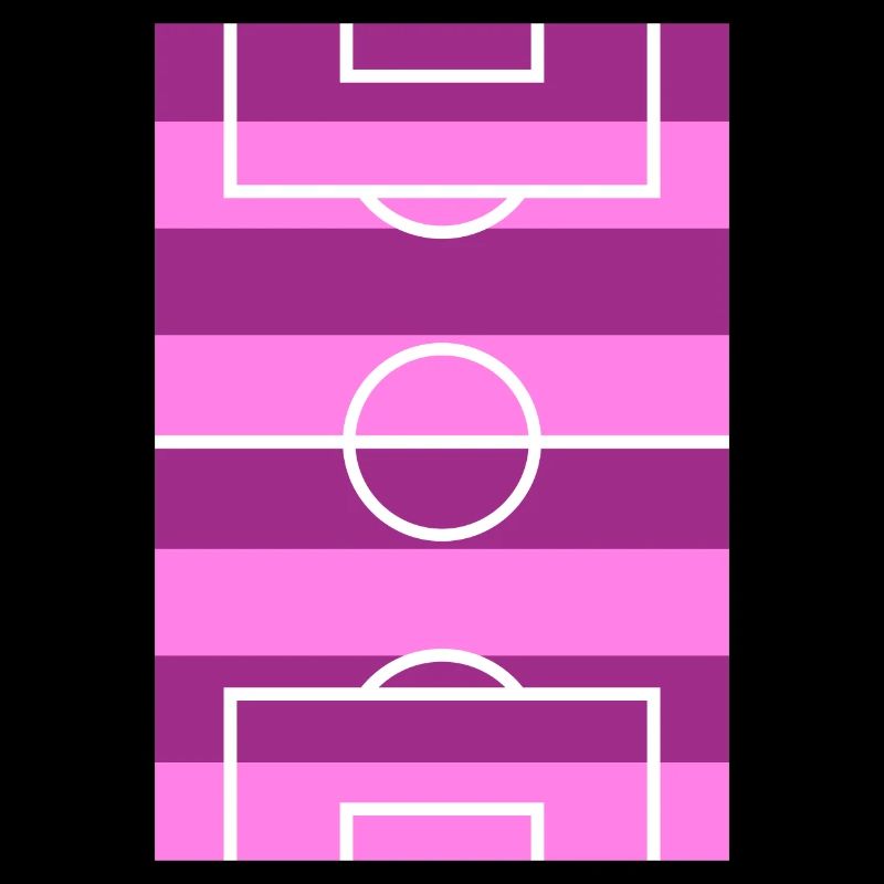 Fußballplatz rosa