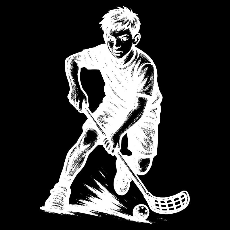 Floorball motif with recognition value