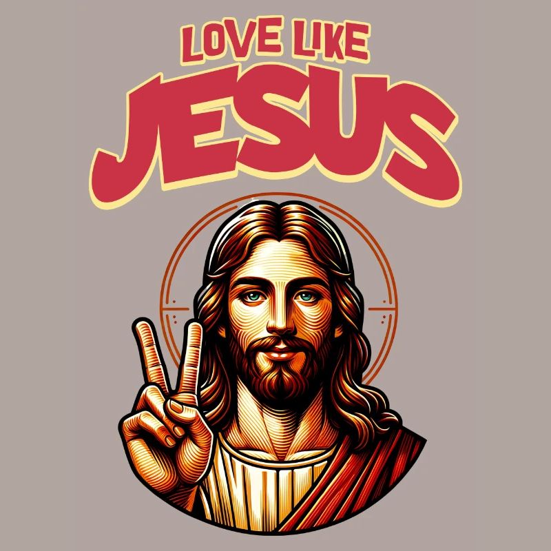 Aimer comme Jésus Visage classique de Jésus