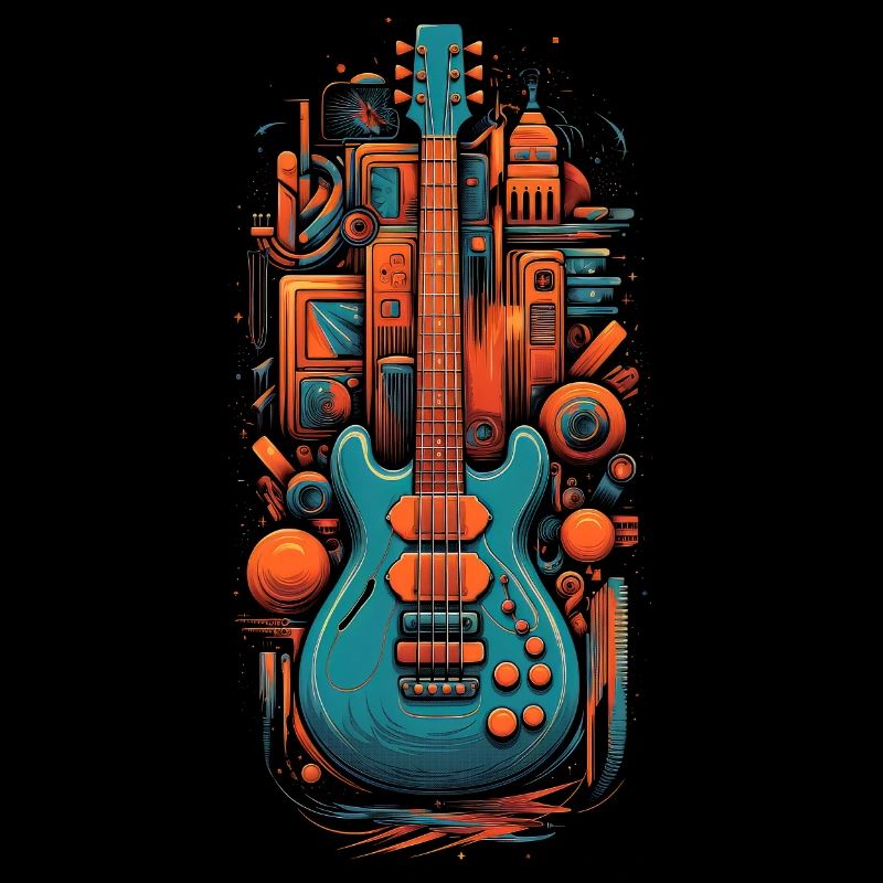 Retro Base Gitarre