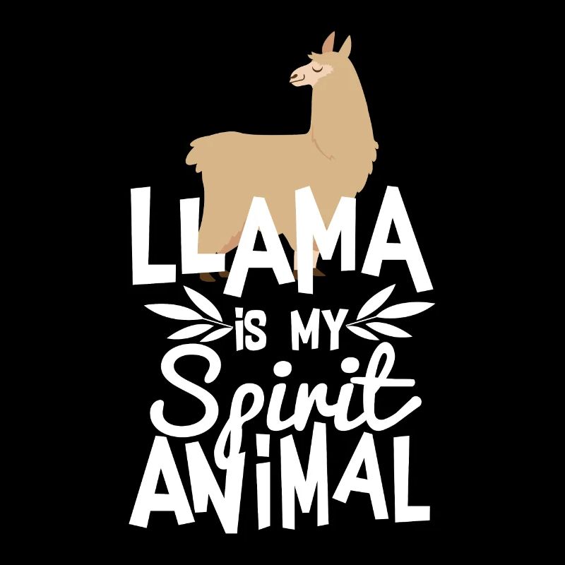 Lama mignon est mon animal T-shirt drôle d'animal