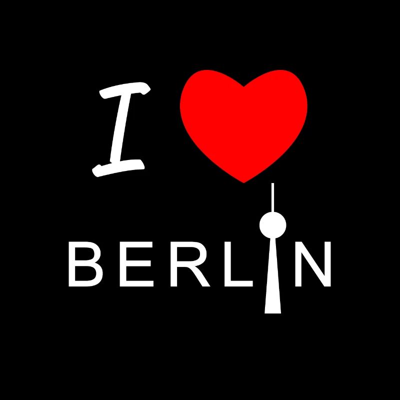 J'aime le cadeau de conception de chemise de Berlin