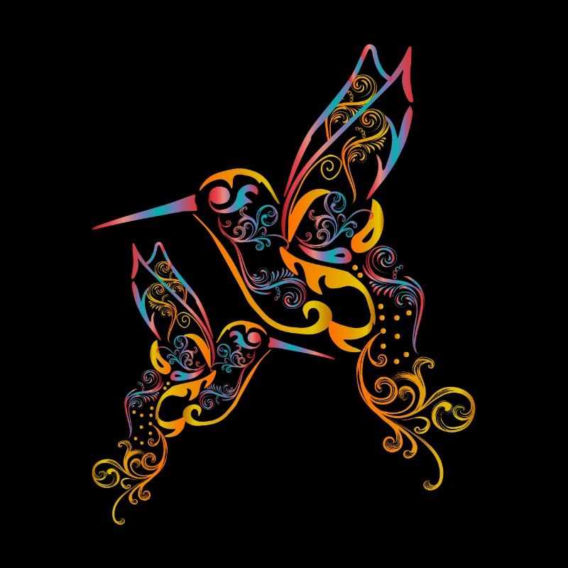 Farbenfrohes Kolibri by The Manzanita´s