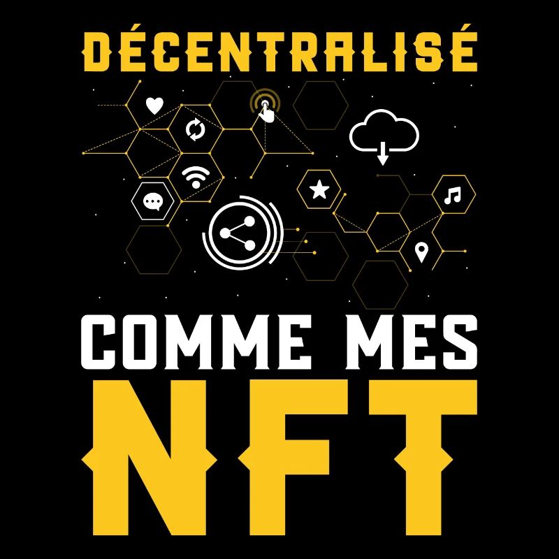 Décentralisé, comme les NFT | Logo pour traders