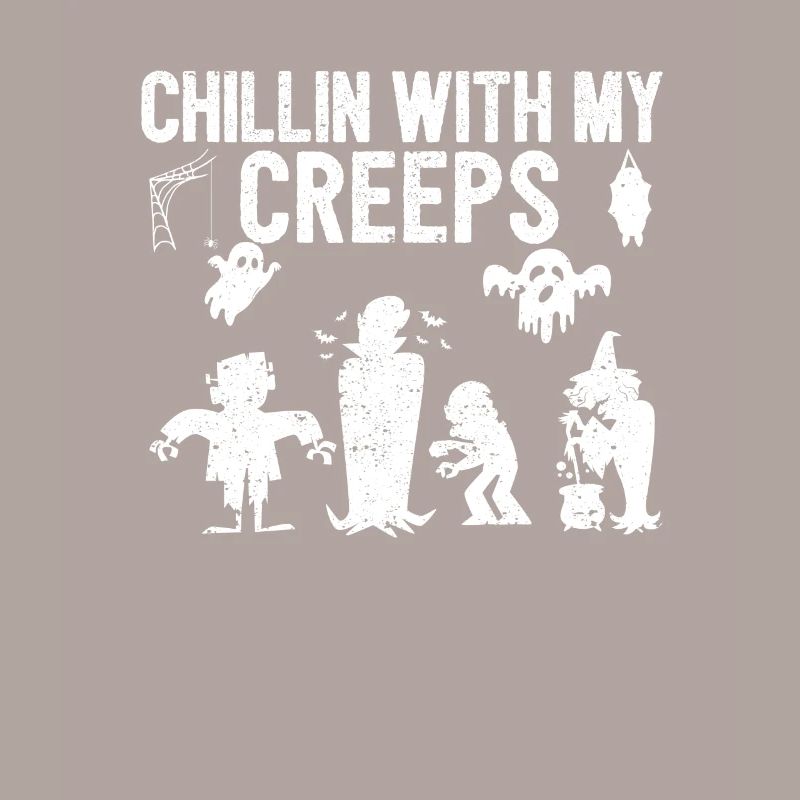 Vampire Halloween Monster Ghost Witch Chillin avec
