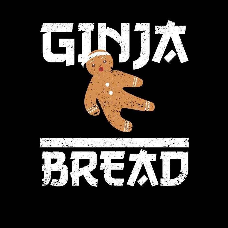Ginja Bread Funny Ninja Lebkuchenmann Japanische
