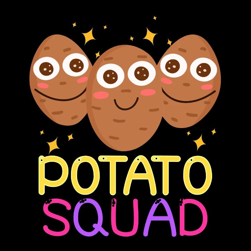Potato Squad Cool Vegetarian Potatoes Team