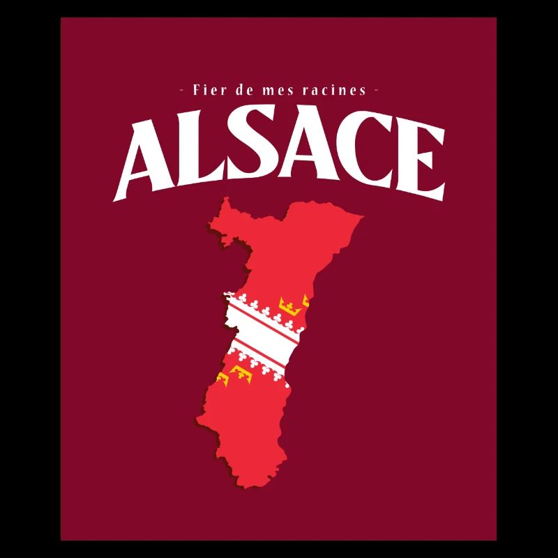 Fier de mes Racines Alsace Rouge