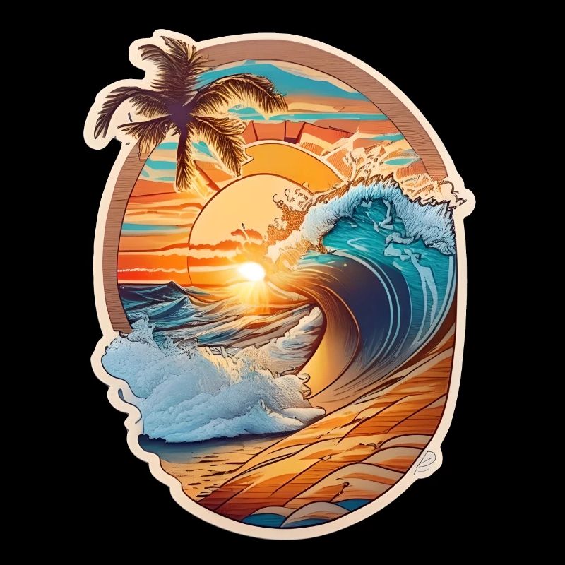 plage et vague