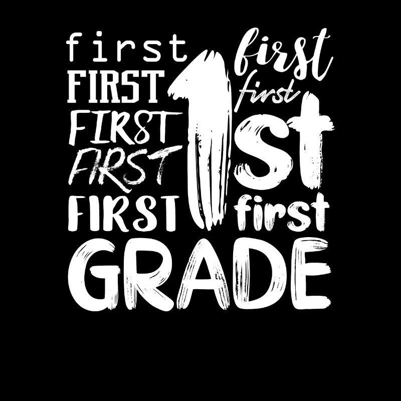 1st grade typography team first graders 100.