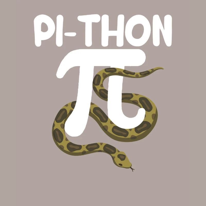 Pi-Thon Lustiger Pi-Tag Python Schlange Mathematik