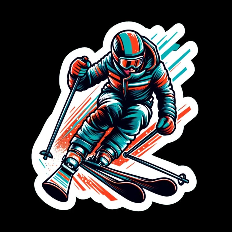Skifahrer
