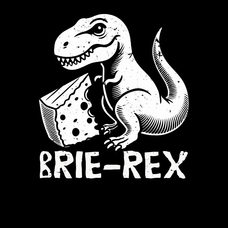 Fromage brie Brie rex t-rex dinosaure jeu de mots