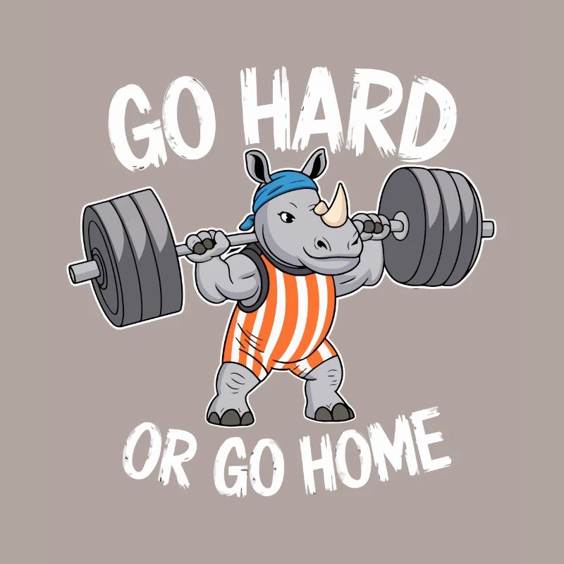 FITNESSSTUDIO, HART ARBEITEN ODER NACH HAUSE GEHEN