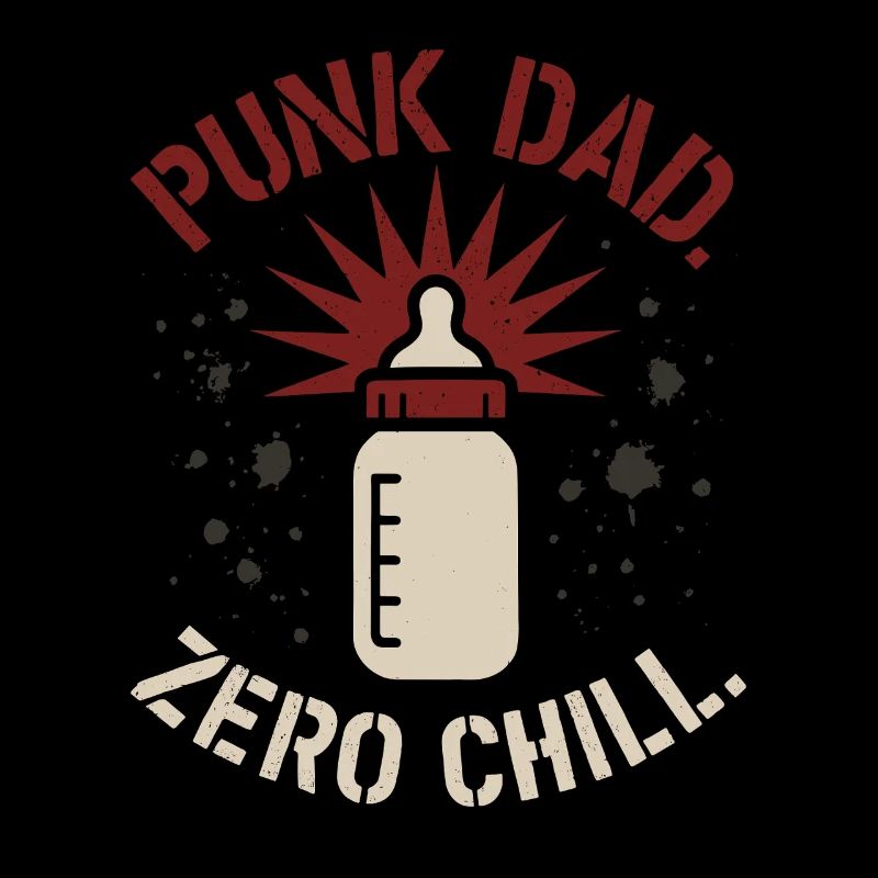 Punk Dad Alternative Vaterschaft Rebellischer