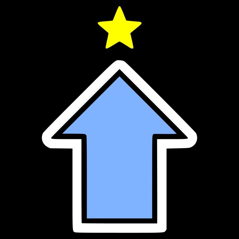 Puissance de Puissance Étoile de Flèche Étoile de Jeu de Niveau