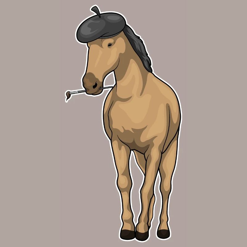 Horse Painter Brush