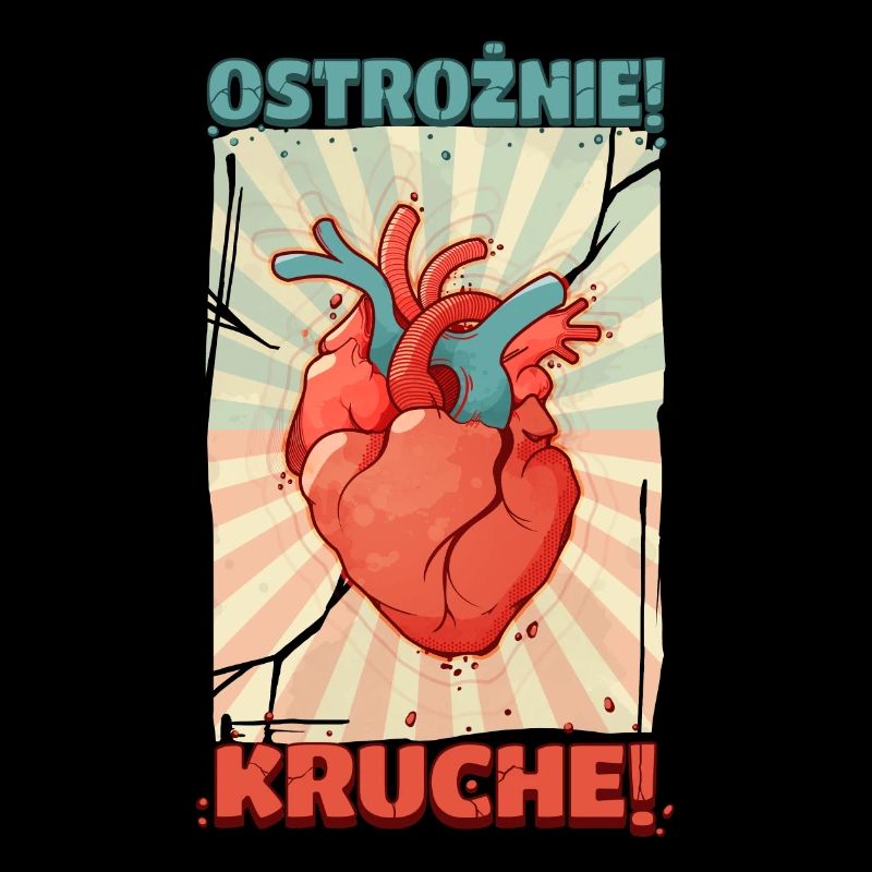 Sei vorsichtig! Zerbrechliches Herz!