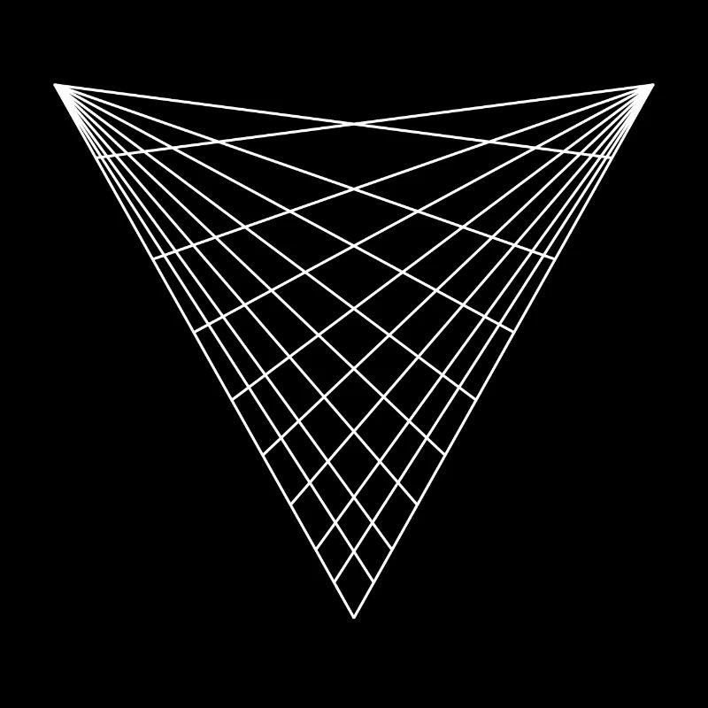 Sacred geometry / minimal hipster triangle symbol