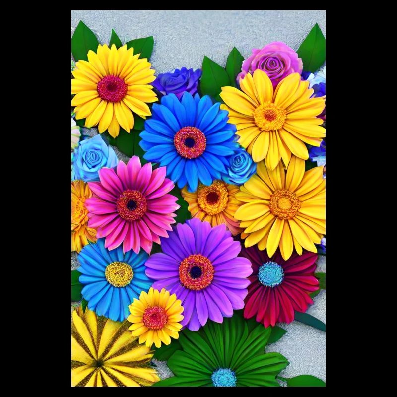 Fleurs multi