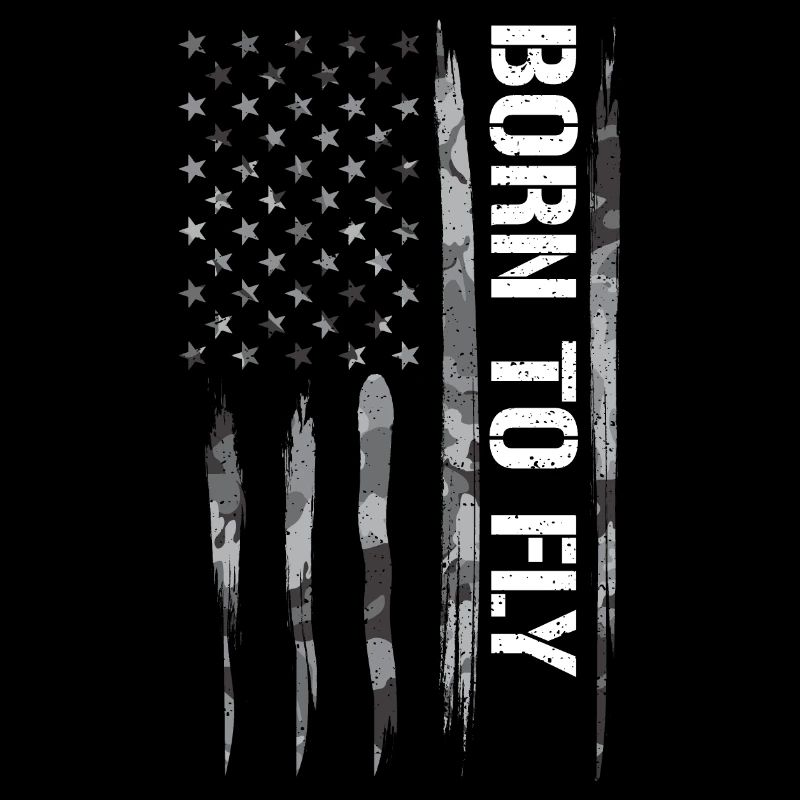 Born To Fly - Drapeau américain