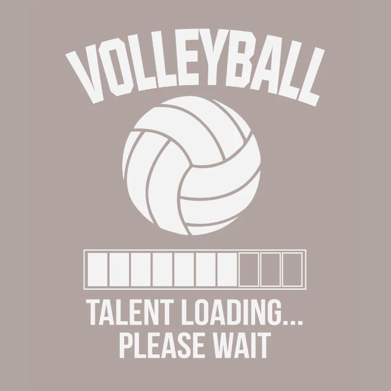 Volleyball Talent loading Bitte Warten Geschenk