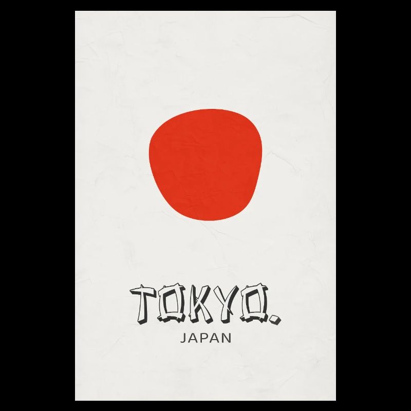Affiche Tokyo – Déclaration de design moderne