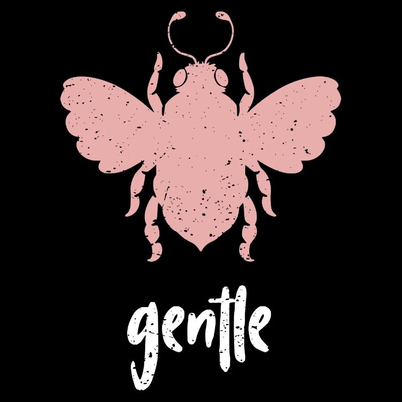 Pink Bee Gentle Bee Be Gentle