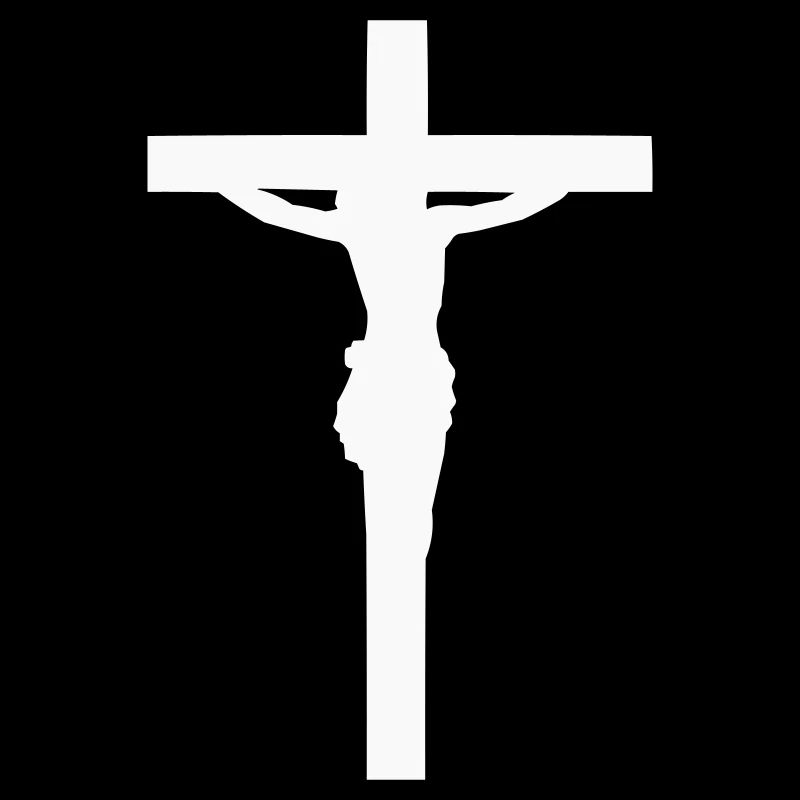 Jésus silhouette de croix