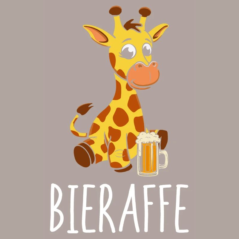 Bier Giraffe Bieraffe Bierliebhaber Tier