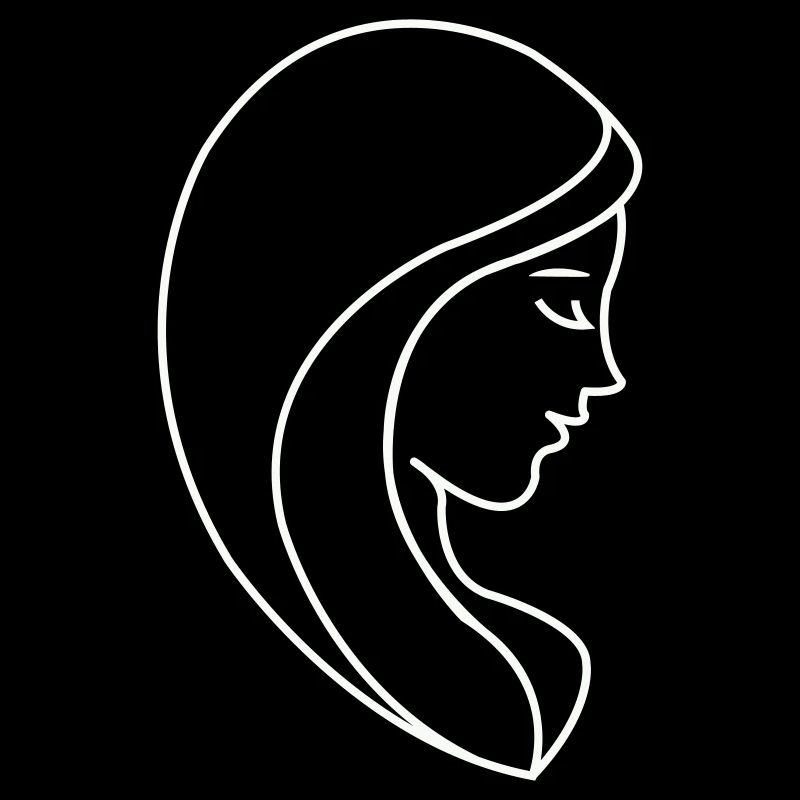 Elegante Frau Silhouette