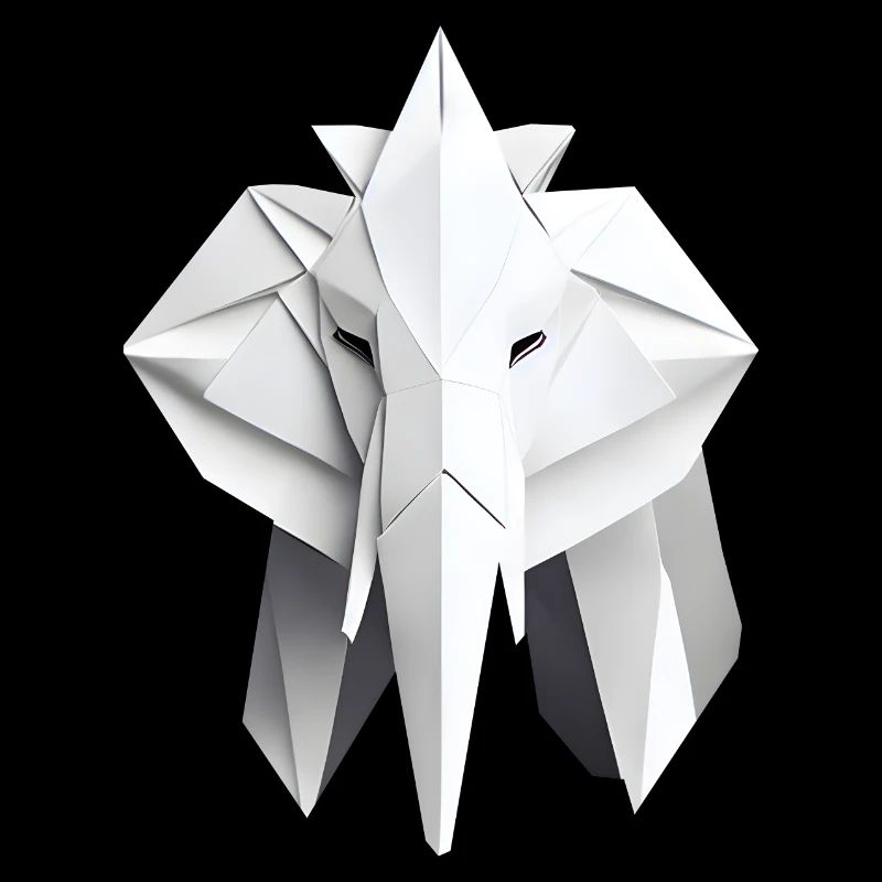 Origami Papierelefant