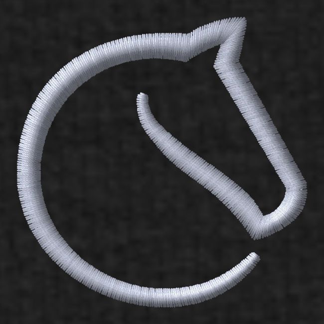 embroidered lichess logo