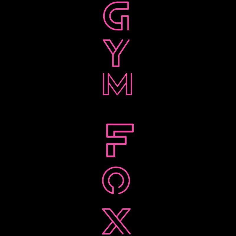Typographic Gym Motivation - "GYM FOX " Design