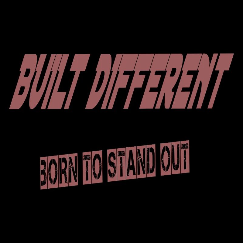 Build Different – Sweat à capuche Born to Stand Out