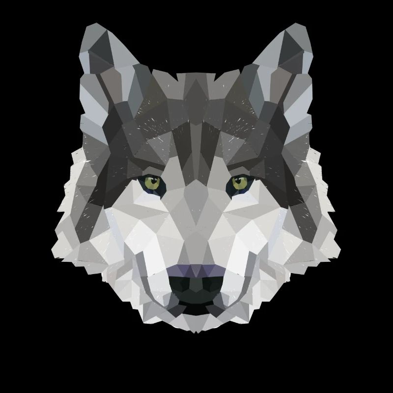 POLYGON WOLF Husky Wölfe Wildtiere Amerika