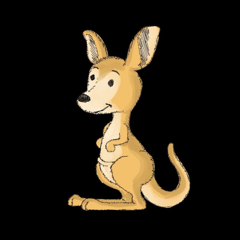 Wildtiere Australien Beuteltiere Känguru Kinder