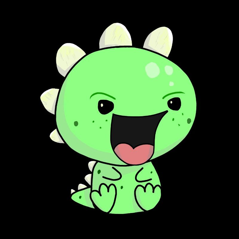 Bébé Dragon Cri de bouche grande gueule