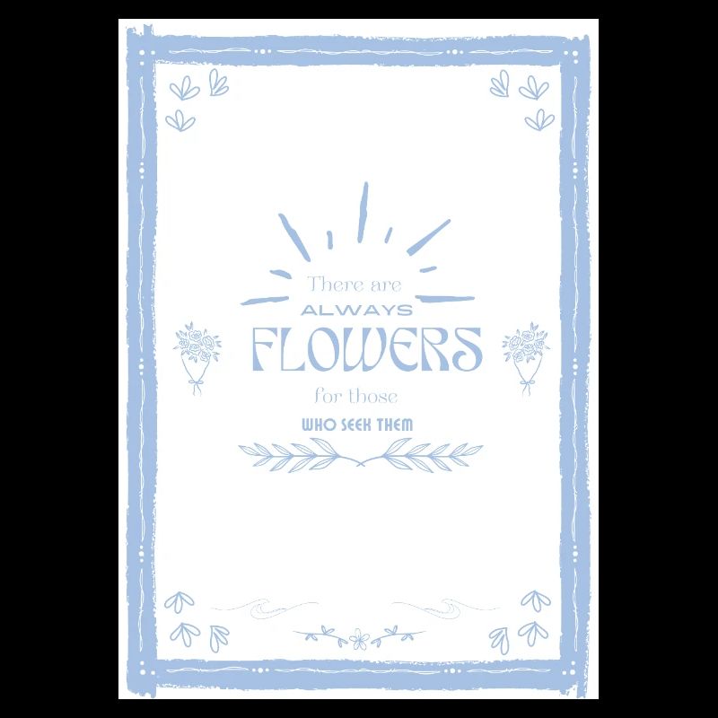 Blumen Zitat